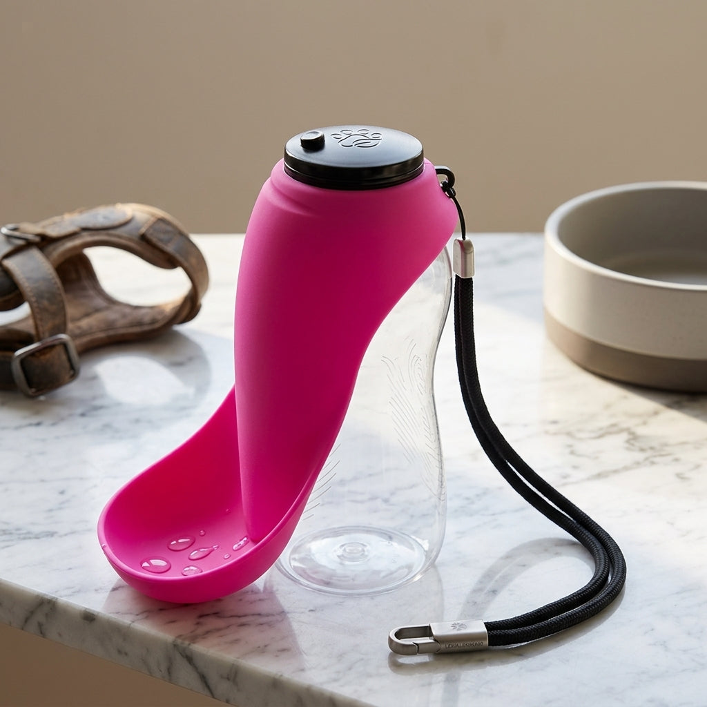 Maple Pet Travel Water Bottle — 2-in-1 Portable Dog Bowl