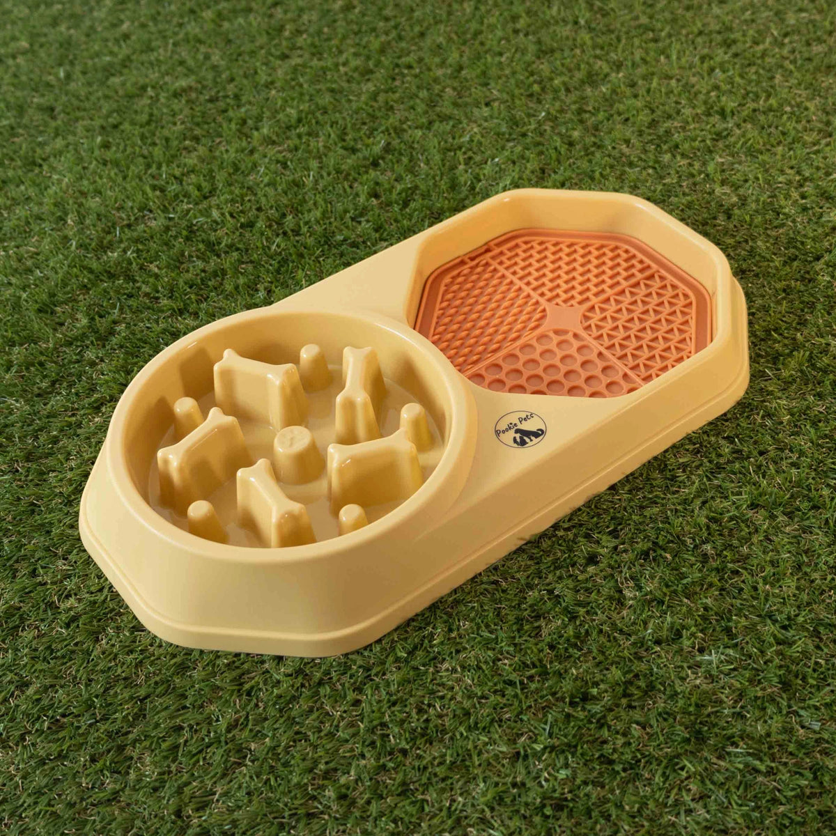 Maple Paws Slow Feeder Dog Bowl with Lick Mat – 2-in-1 Interactive Anti-Choking Slow Down Eating Bowl, Non-Slip, Dishwasher Safe, BPA-Free (Multiple Colors)