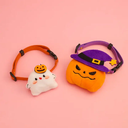 Cute Halloween Pet Collar - Cartoon Halloween Pet Costume Collar