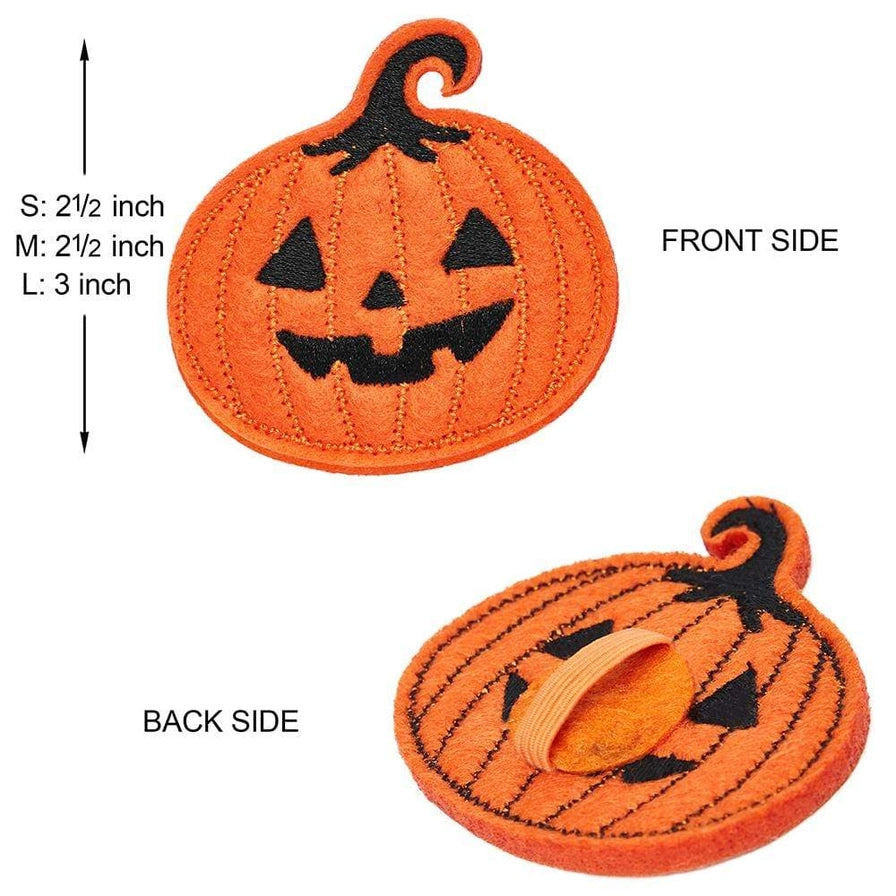 Halloween Charm Collar for Dogs – Jack-O'-Lantern & Witch Hat Designs