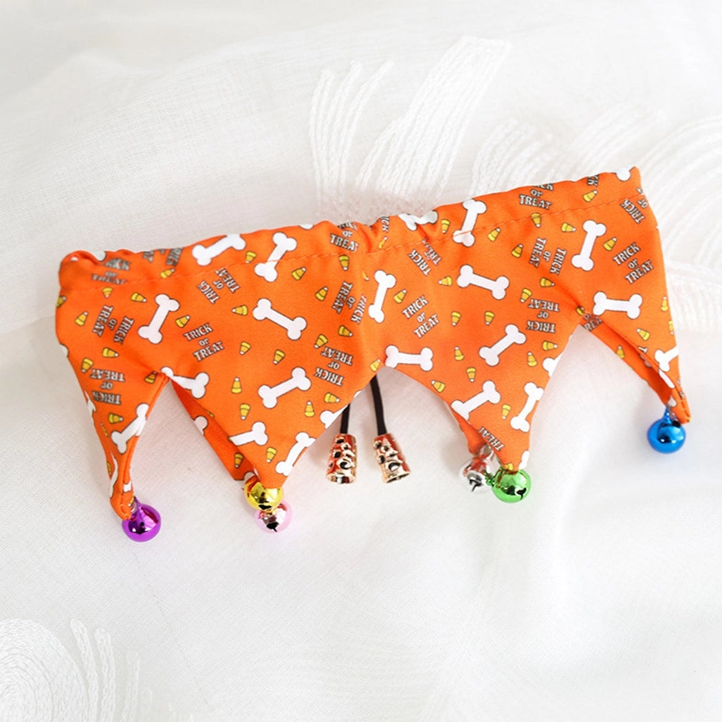 🎃 Halloween Pumpkin Pet Costume Collar
