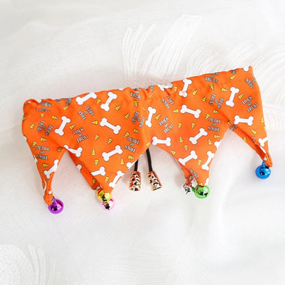 🎃 Halloween Pumpkin Pet Costume Collar
