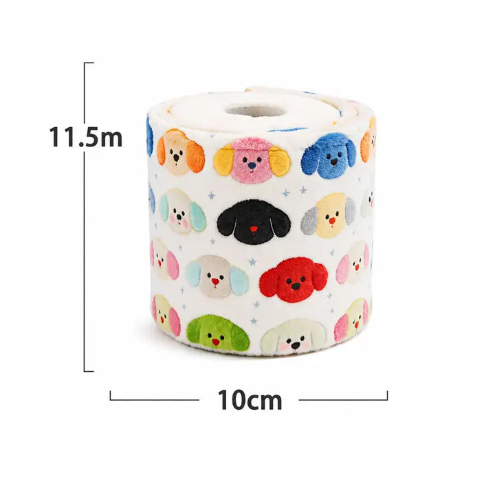 Dog Snuffle Roll Toy – Squeaky Treat Puzzle for Dogs