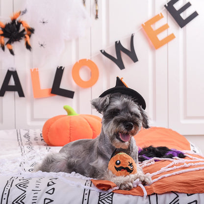 🎃 Halloween Pumpkin Plush Dog Toy Spooky Fun for Happy Pups!