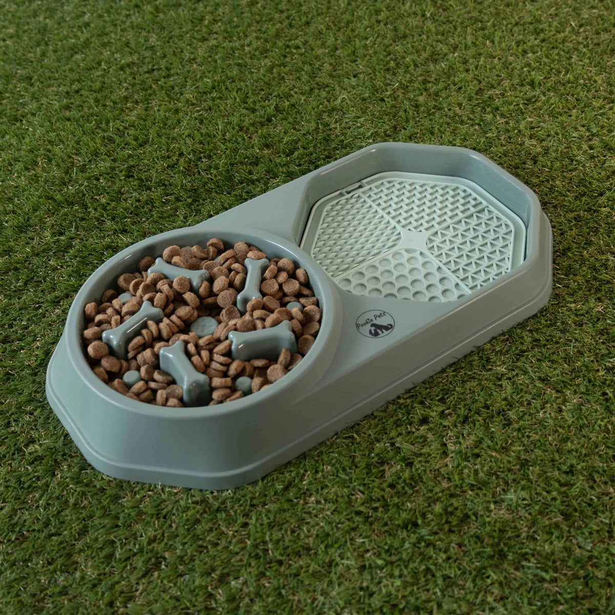 Maple Paws Slow Feeder Dog Bowl with Lick Mat – 2-in-1 Interactive Anti-Choking Slow Down Eating Bowl, Non-Slip, Dishwasher Safe, BPA-Free (Multiple Colors)