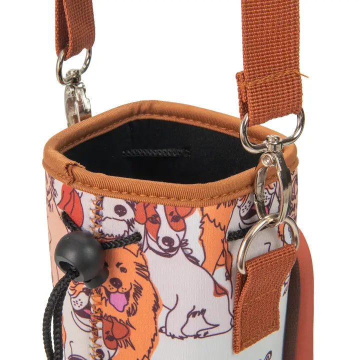 3-in-1 Dog Water Bottle Carrier with Collapsible Bowl & Poop Bag Dispenser – Portable Pet Hydration Travel Set