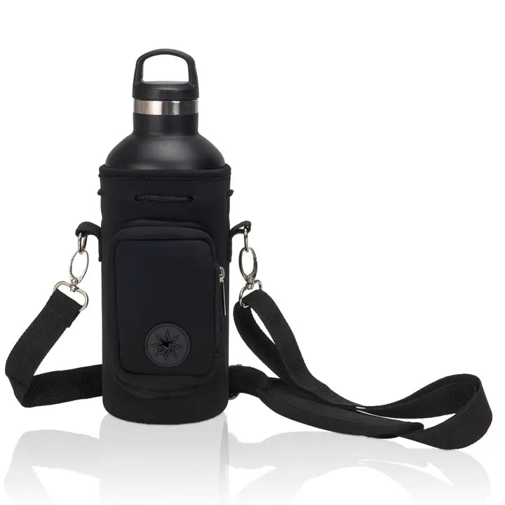 3-in-1 Dog Water Bottle Carrier with Collapsible Bowl & Poop Bag Dispenser – Portable Pet Hydration Travel Set