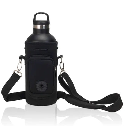 3-in-1 Dog Water Bottle Carrier with Collapsible Bowl & Poop Bag Dispenser – Portable Pet Hydration Travel Set