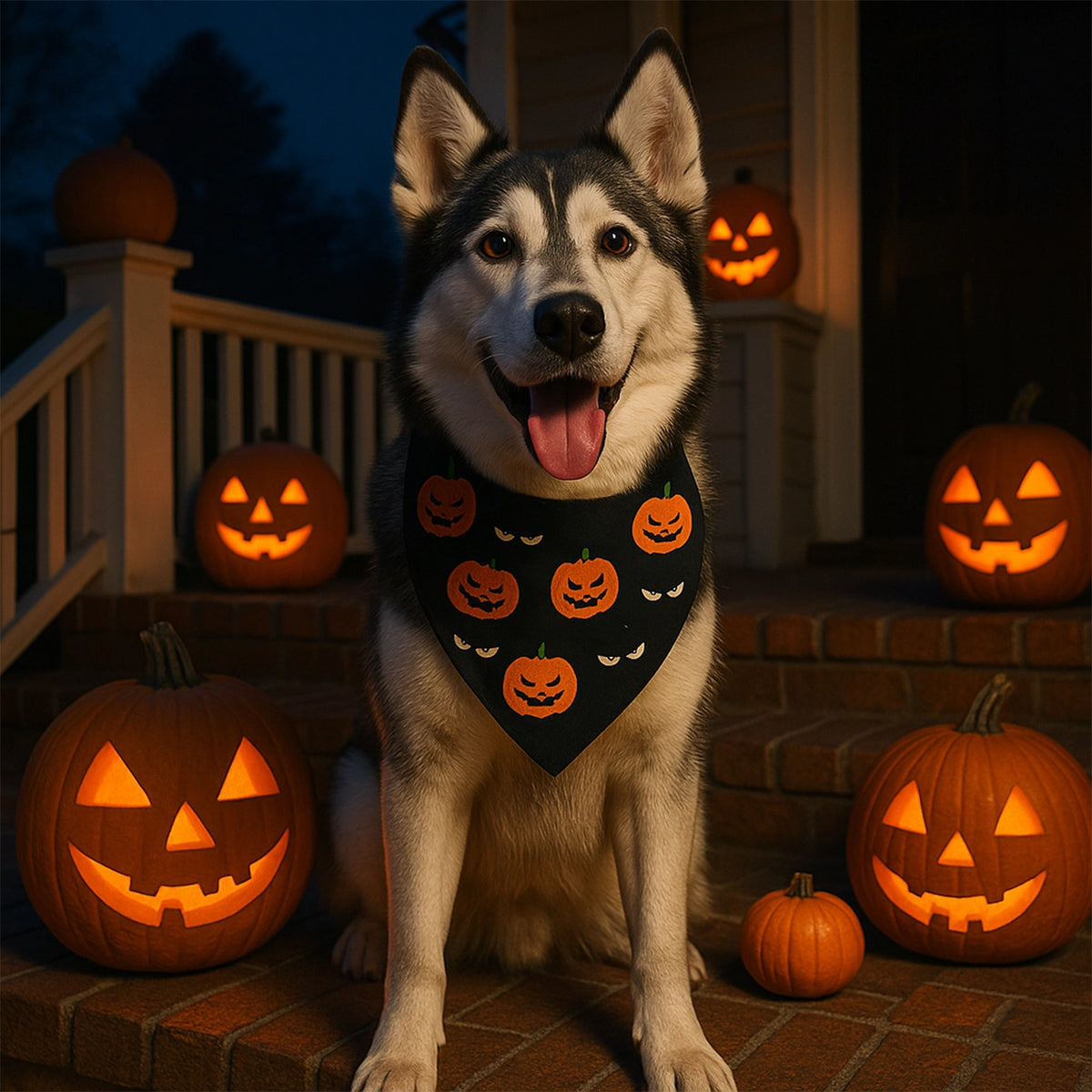 Spooky Snuggles Halloween Pet Bandana Collection