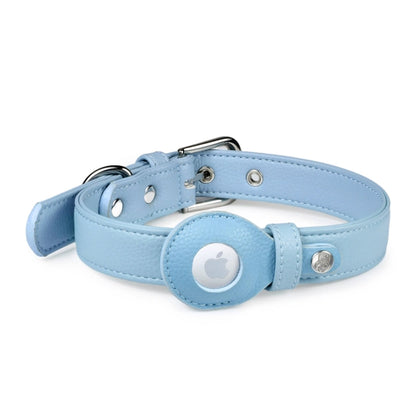 SmartTrack AirTag Dog Collar - Premium Vegan Leather with Built-In Tracker Holder